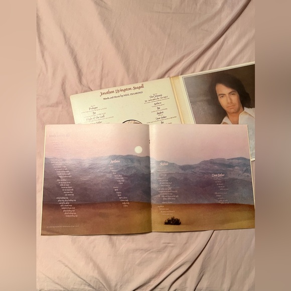 Neil Diamond 1972 Vintage Original Johnathan Livingston Seagull Vinyl & Book - Picture 2 of 8